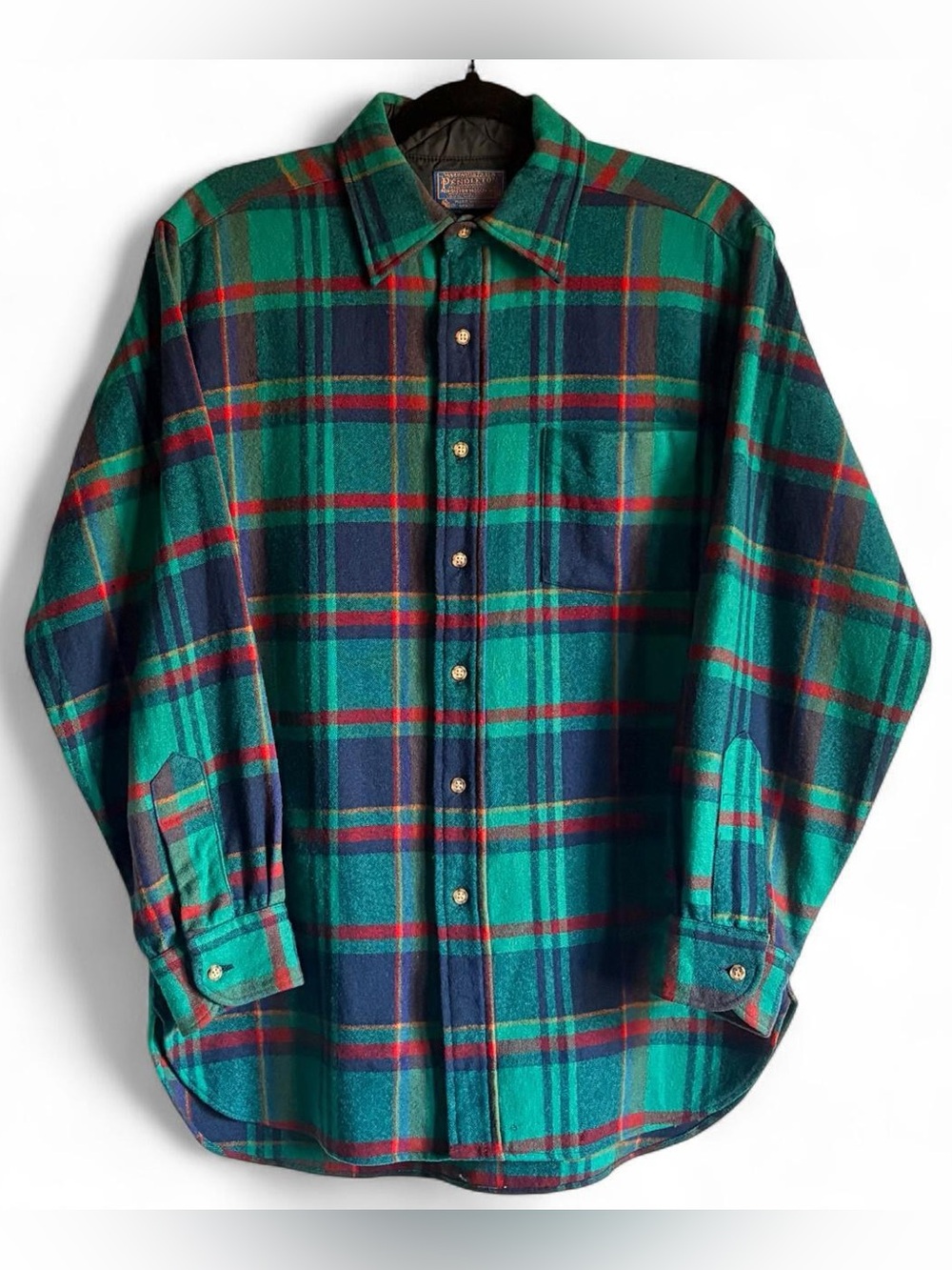 Vintage Pendleton Woolen Mills Flannel L/S w/ quilt lining size Medium